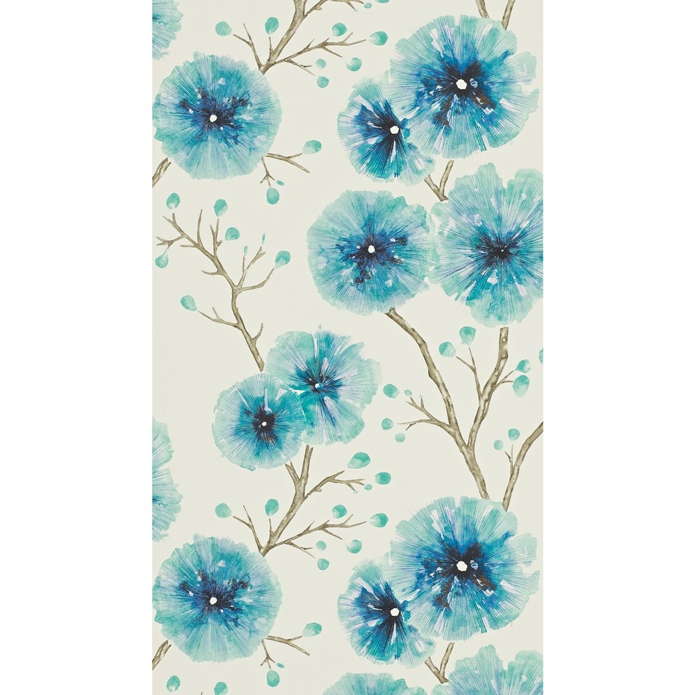 Kabala Wallpaper 111081 by Harlequin in Lagoon Blue